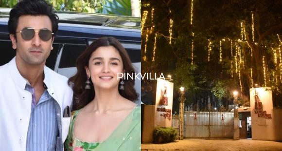 Ahead of Ranbir Kapoor-Alia Bhatt’s wedding, RK Studios gets decked up with glowing lights; PICS