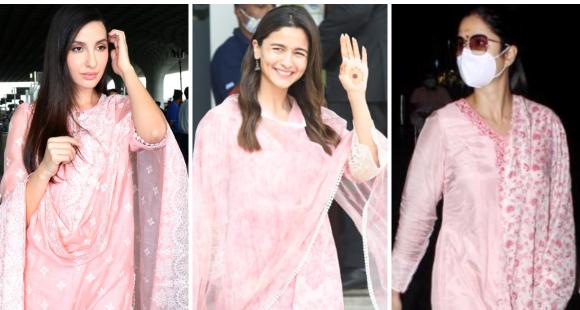 Alia Bhatt to Katrina Kaif: 5 Divas who chose a pastel pink salwar as their go-to summer wear