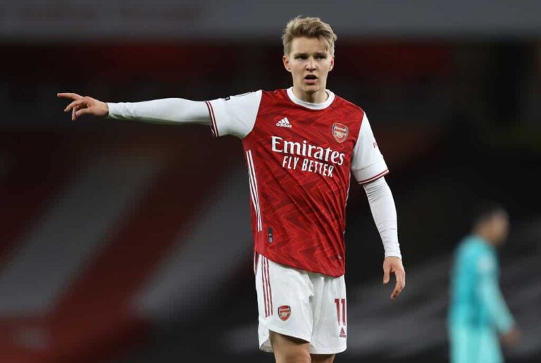 Arsenal’s Martin Odegaard names surprising Premier League midfielder as hardest opponent he’s faced… despite sharing a pitch for just seven minutes
