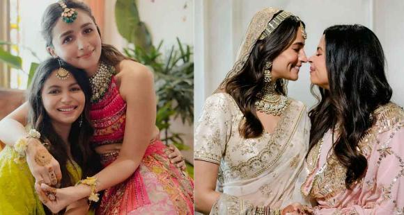 Bride Alia Bhatt’s pics with Shaheen Bhatt from mehendi and wedding ceremony are all about sibling love