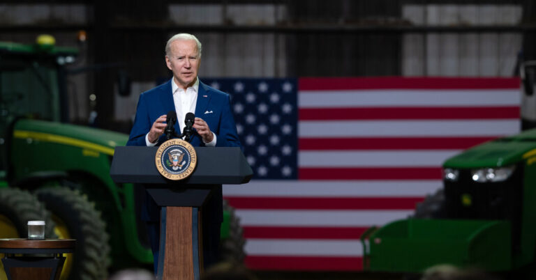 Gas Prices Force Biden Into an Unlikely Embrace of Fossil Fuels