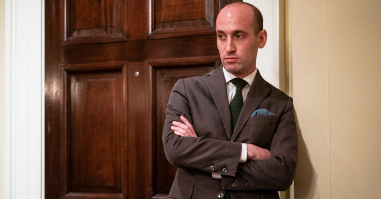 Jan. 6 Panel Presses Stephen Miller on Whether Trump Sought to Incite Crowd