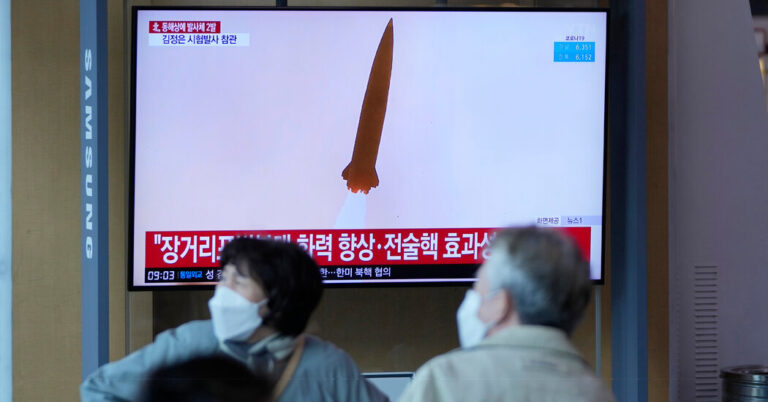 North Korea Launches 2 Short-Range Missiles