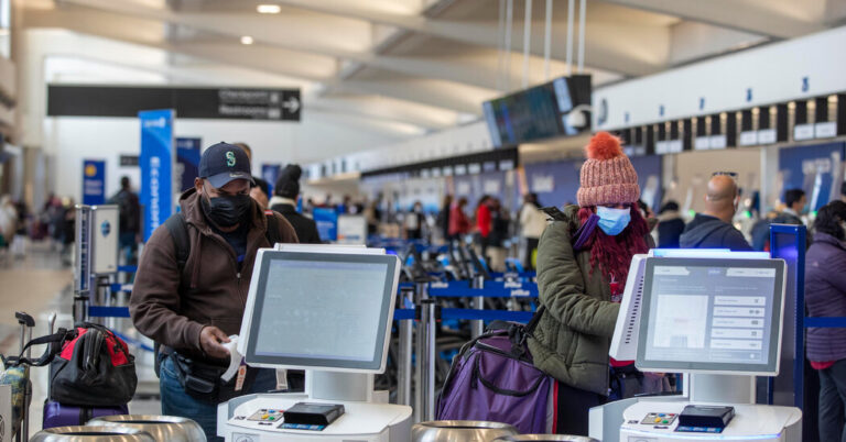The C.D.C. extends the mask mandate on planes and public transit another two weeks.