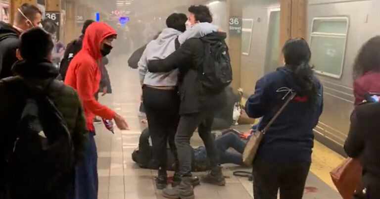 Videos Show an Ordinary New York Morning Erupting Into Chaos on the N Train
