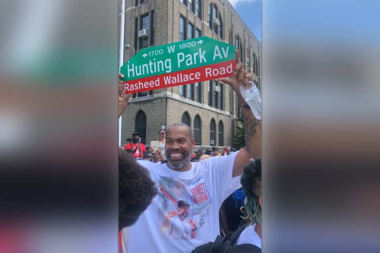 Rasheed Wallace Honored With a Street Sign Named After Him in Philly