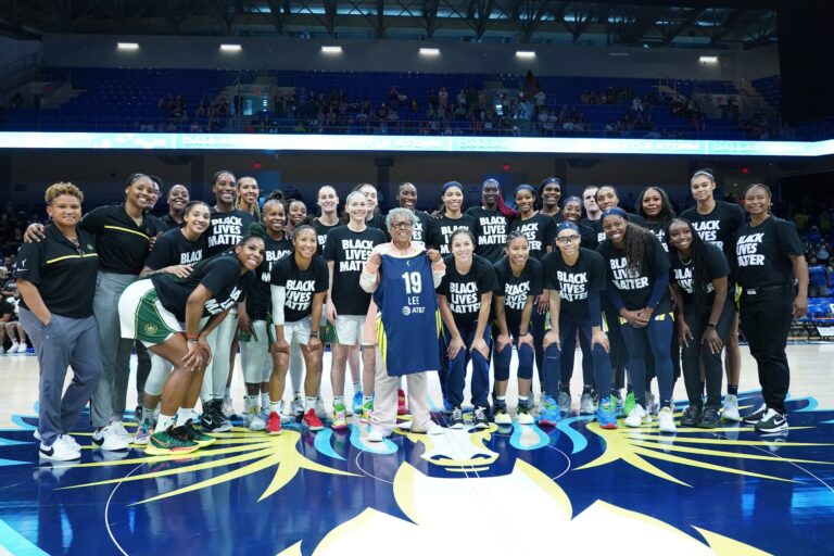 The Dallas Wings Host the “Grandmother” of Juneteenth
