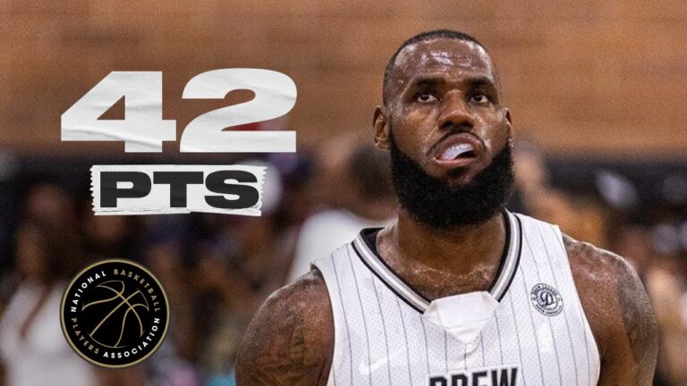 LeBron James reacts to his return to Drew League after 11 years (VIDEO HIGHLIGHTS)