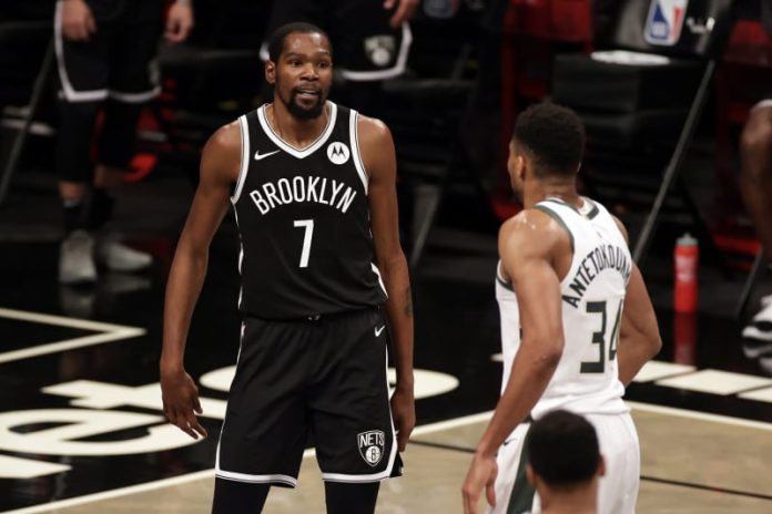 Nets keep Kevin Durant on season tickets promotion, Kyrie Irving excluded