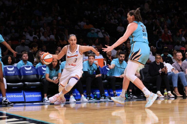Diana Taurasi Out For the Rest of the Season Due to Knee Injury
