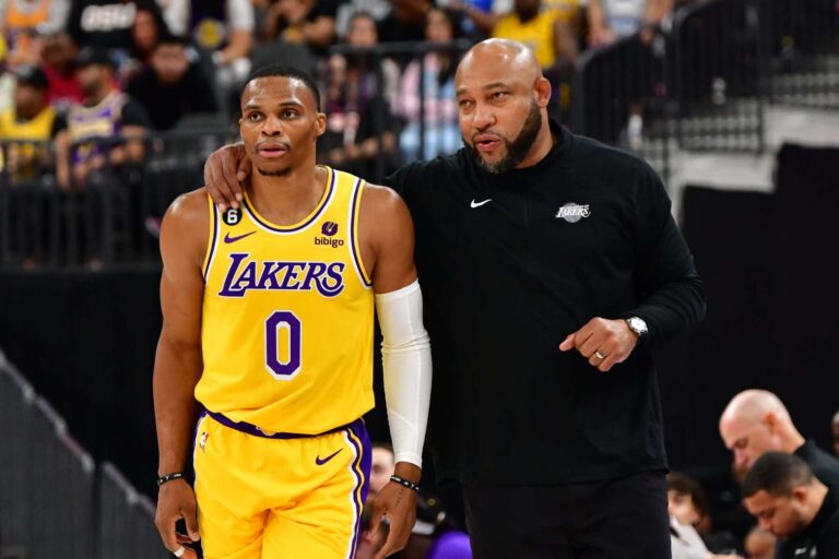 Lakers coach Darvin Ham sound off on Russell Westbrook’s late game benching, missed jumper execution vs Blazers
