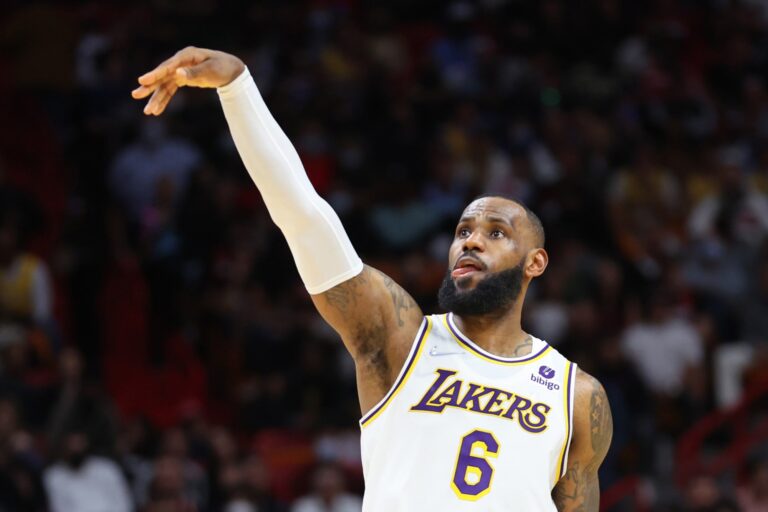 LeBron James on Lakers’ shooting struggles: ‘I mean, we can’t shoot a penny in the ocean’