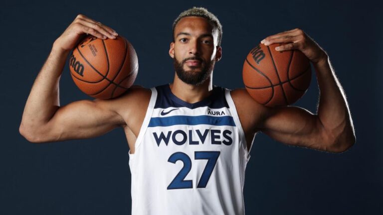 Rudy Gobert reiterates goal of winning a title for T-Wolves with Karl-Anthony Towns, Anthony Edwards, D’Angelo Russell