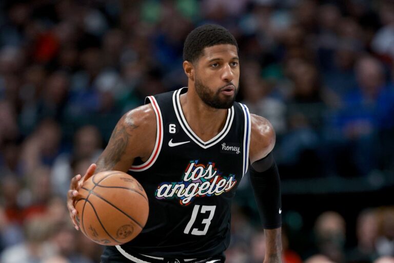 Paul George listed as out by Clippers vs Jazz due to knee soreness