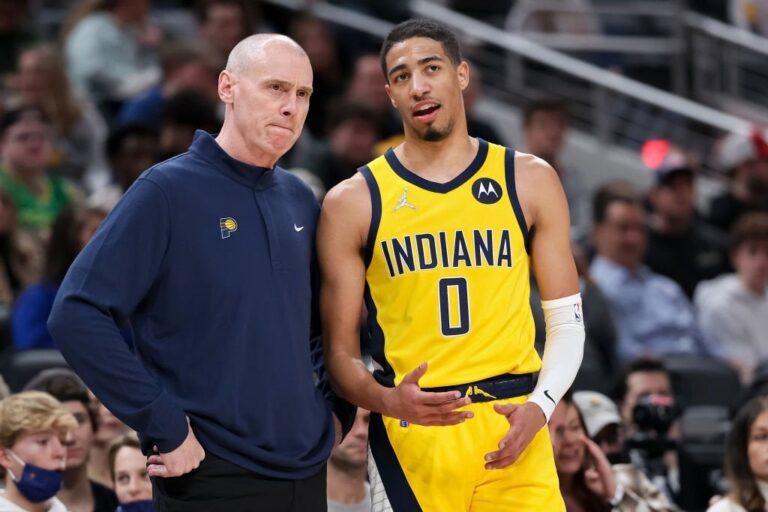 Rick Carlisle on Tyrese Haliburton: “This is why we traded for him, this is why we gave up a lot to get him, is that we just believe he’s that kind of leader”