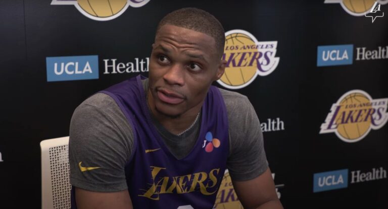Russell Westbrook says him coming off the bench is beneficial for Lakers