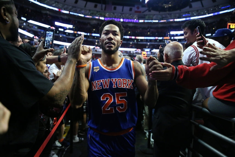 Derrick Rose on Knicks players: “I don’t want to overload them with too much info”