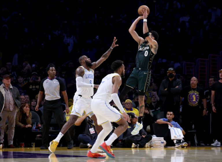 Jayson Tatum: ‘Damn I’m Tried’ After 44-Point Outing Against the Lakers