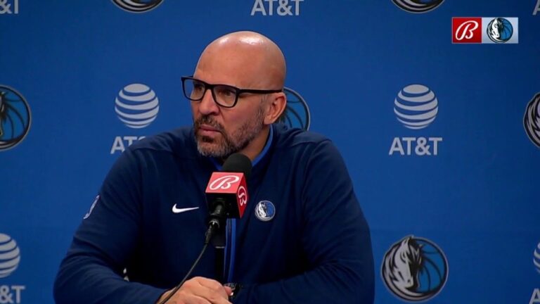Jason Kidd on Kyrie Irving and Luka Doncic being deferential in final play vs. Wolves