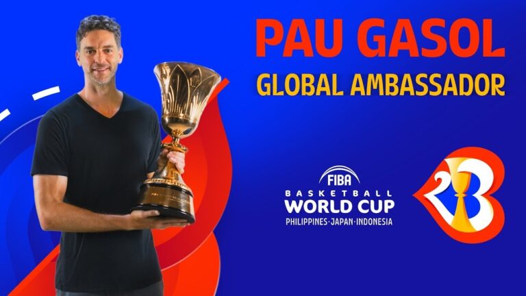 Spain legend Pau Gasol named Global Ambassador for FIBA Basketball World Cup 2023