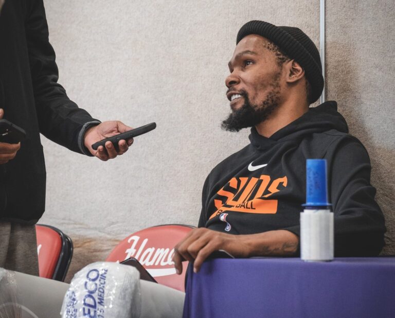 Kevin Durant notes turnover woes in Suns loss vs Denver, vows to be fine heading to G2