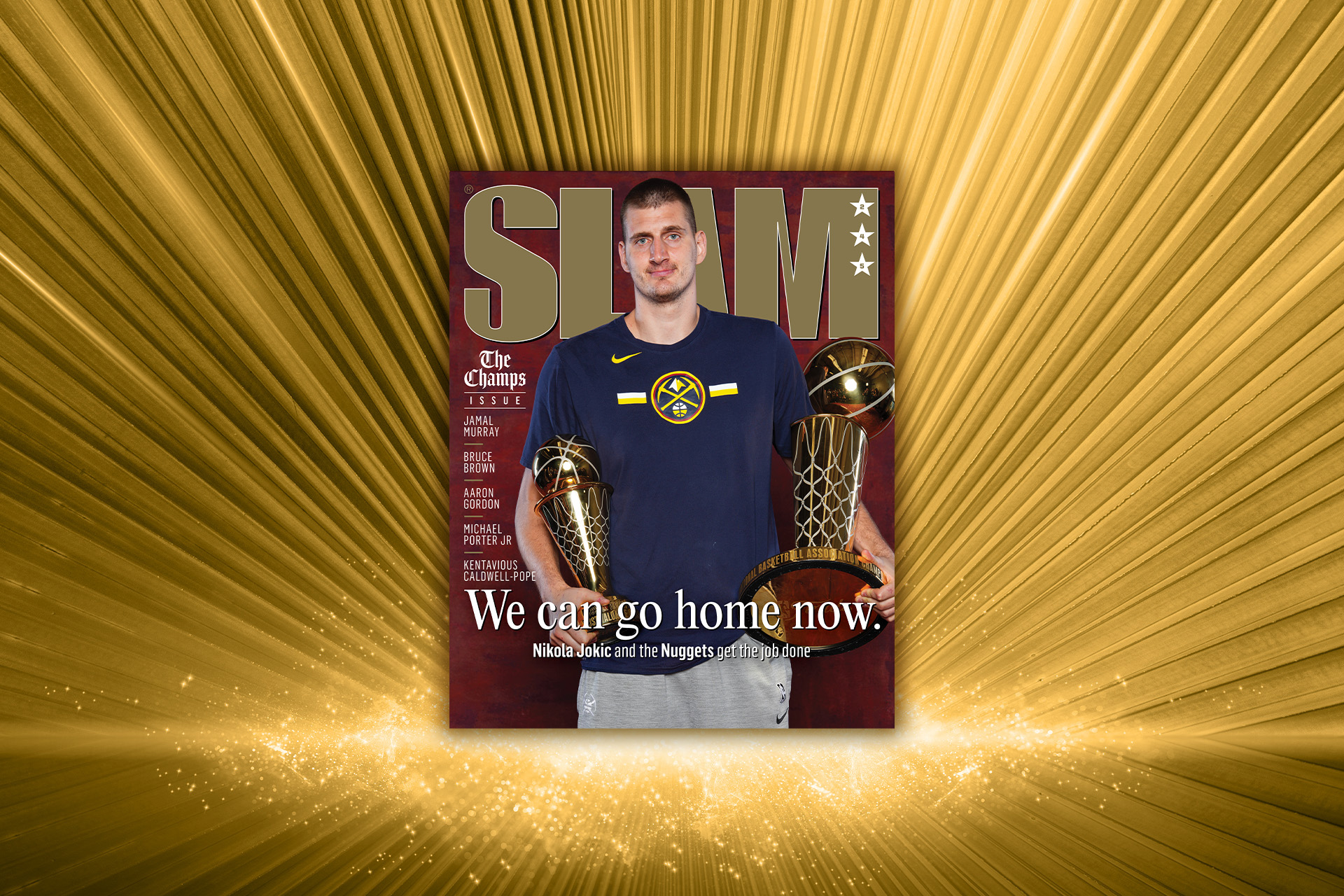 Nikola Jokic Covers SLAM 245 — Celebrate the 2023 NBA Champs