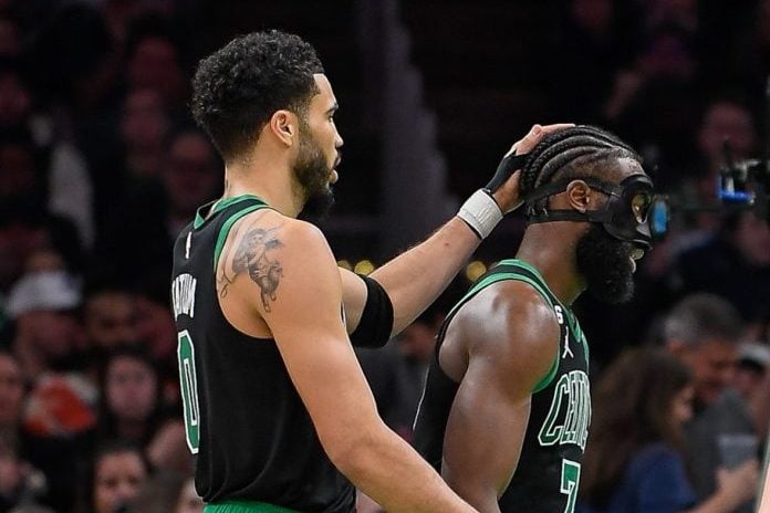 Shaquille O’Neal suggests Celtics should split Jaylen Brown and Jayson Tatum