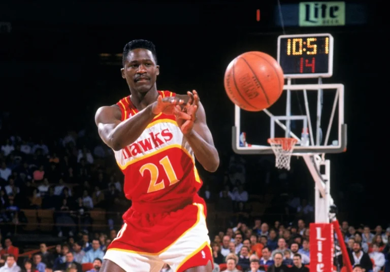 Dominique Wilkins discusses being traded from Jazz to Hawks: “Hank Aaron’s one of the instrumental pieces that got me here”