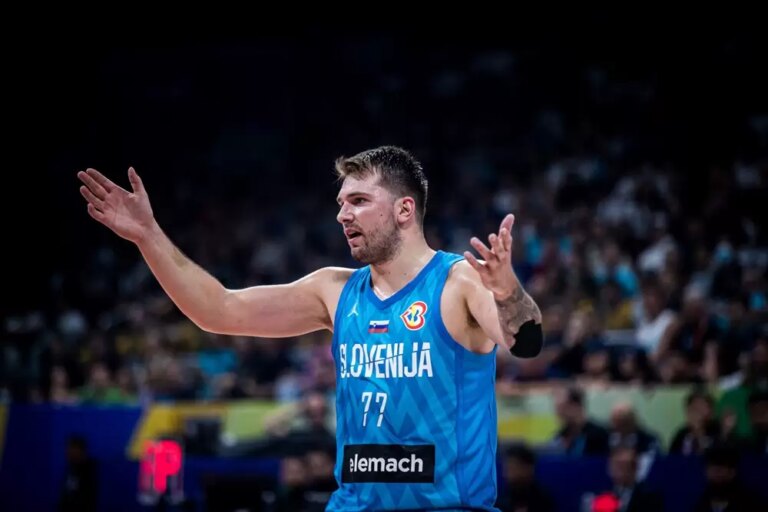 Luka Doncic competed in the World Cup despite being injured