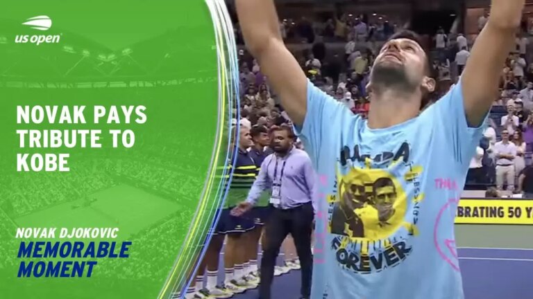 Novak Djokovic honors Kobe Bryant with special T-shirt after winning 24th Grand Slam