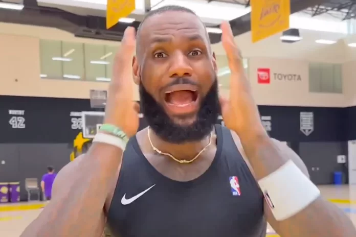 LeBron James reacts to becoming oldest player in NBA