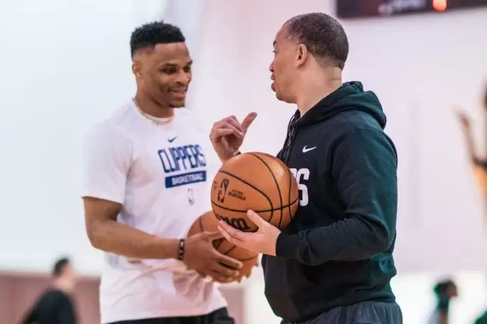 Russell Westbrook will be Clippers’ primary ball handler alongside James Harden