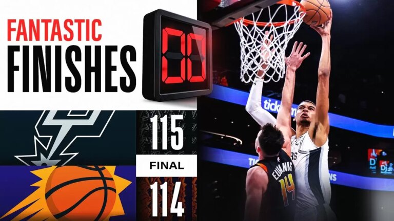 Spurs secure last-second victory, upset Suns