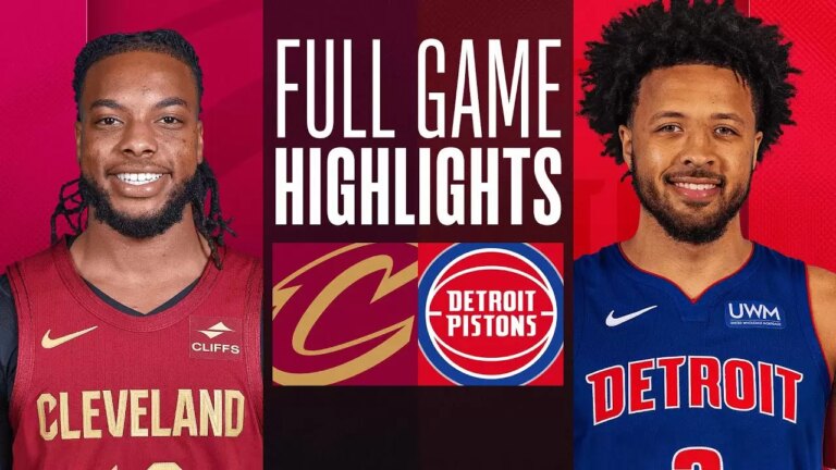 Cavaliers defeat Pistons as four players shine