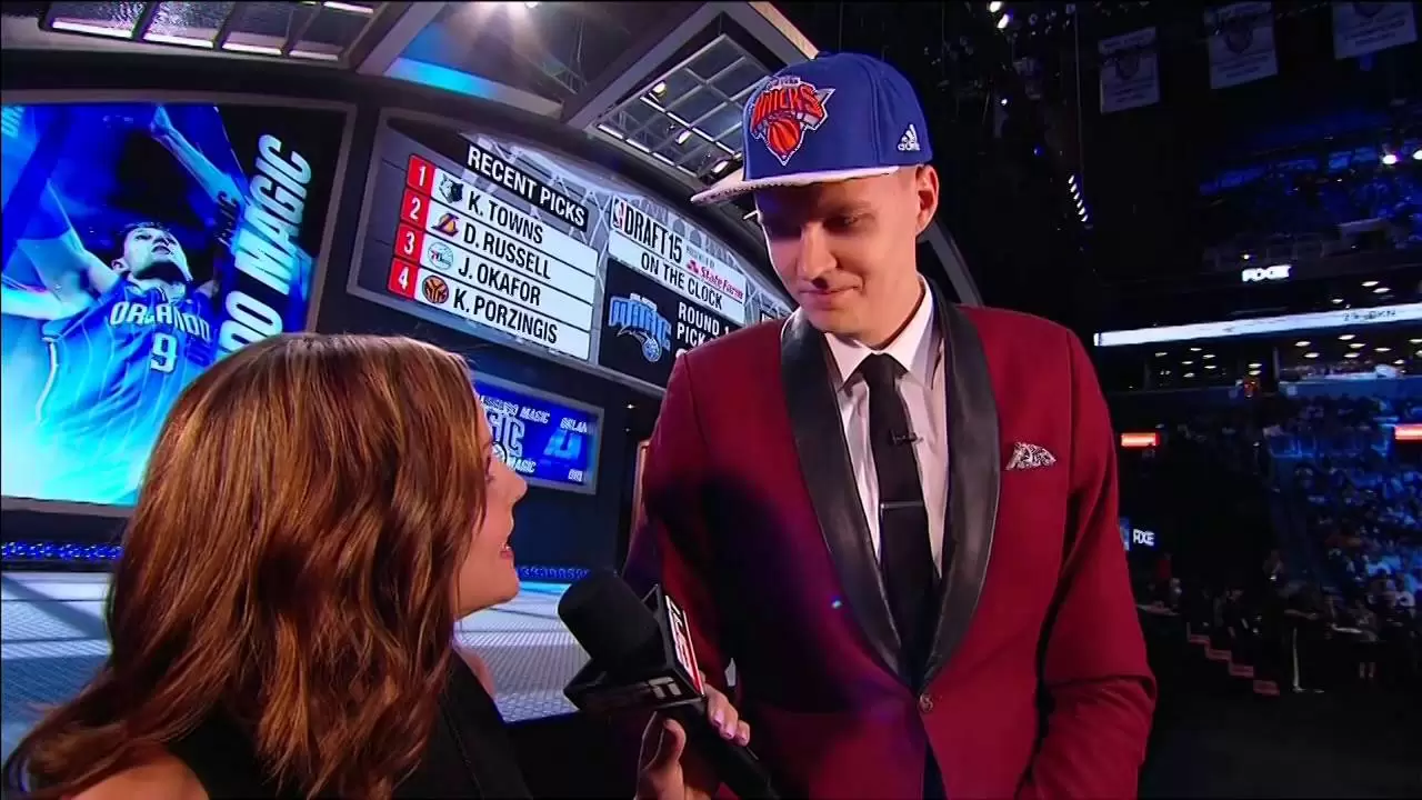 Kristaps Porzingis expected draft night boos from Knicks fans