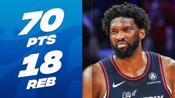 Joel Embiid’s historic night: Drops 70 points as 76ers triumph over Spurs