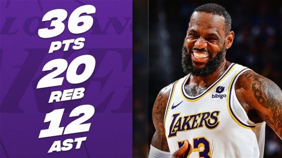 LeBron James’ massive triple-double propels Lakers to 2OT win over Warriors