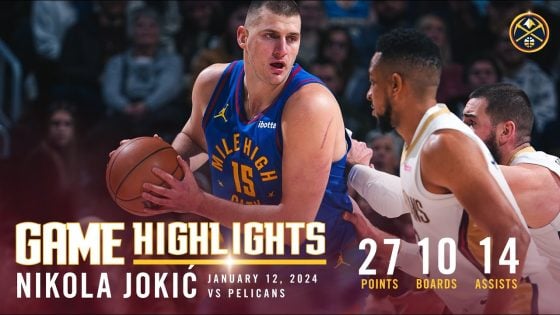 Nikola Jokic guides Nuggets to victory over Pelicans with triple-double brilliance