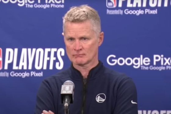 Steve Kerr: I may address the free throws, but my mom is present