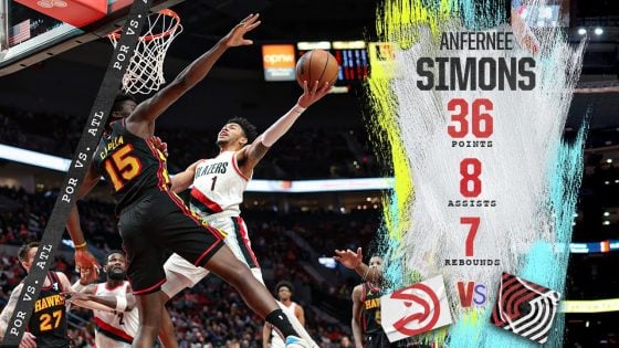 Simons, Ayton combine for 69 points as Trail Blazers edge Hawks in nail-biter