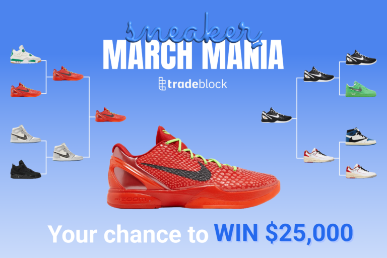 Tradeblock Announces Sneaker March Mania Bracket Challenge