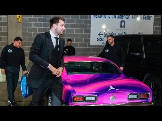 Luka Doncic arrives in style, driving Chevrolet Camaro to Game 3 against Clippers
