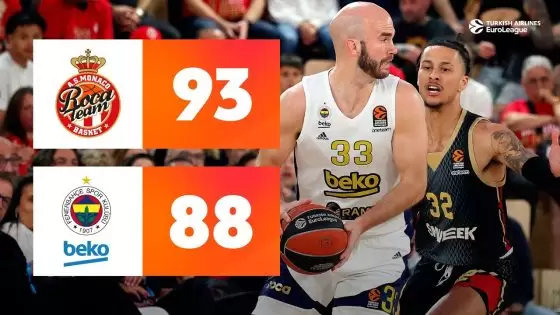 Monaco holds off Fenerbahce rally to even series at 1-1
