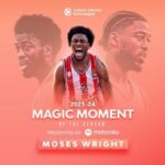 Fans choose Wright’s block as Magic Moment presented by Motorola for 2023-24
