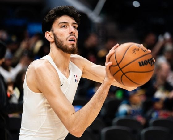 Chet Holmgren and Bol Bol work out with Kevin Durant