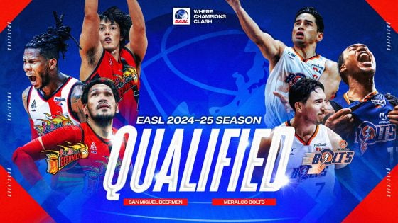 San Miguel Beermen and Meralco Bolts to represent the Philippines in the EASL 2024-25 Season