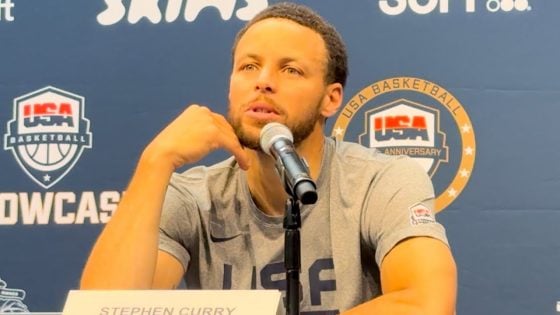 Steph Curry reacts to Kawhi Leonard leaving Team USA