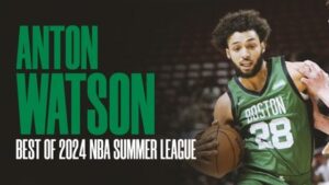 Celtics signing draft pickAnton Watson