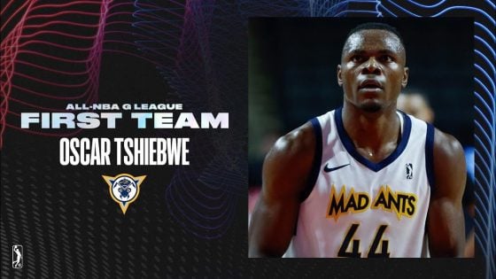 Jazz sign center Oscar Tshiebwe