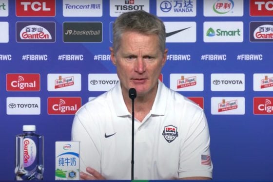 Steve Kerr on Serbia game: “Humbled by being part of it”